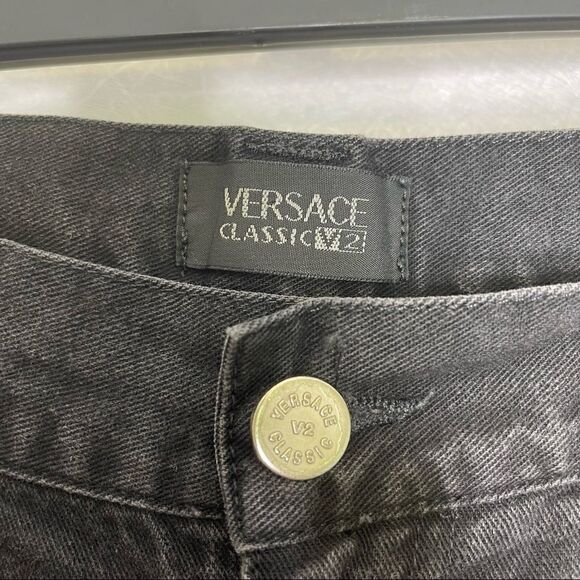𝅺VERSACE Classic V2 Vintage High Rise Mom Jean 34 - Picture 2 of 7